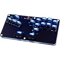 ★美品★レバーレス　コントローラー　アーケードコントローラー　アケコン Amazon | Haute42 レバーレスアケコン 超薄型オールボタン